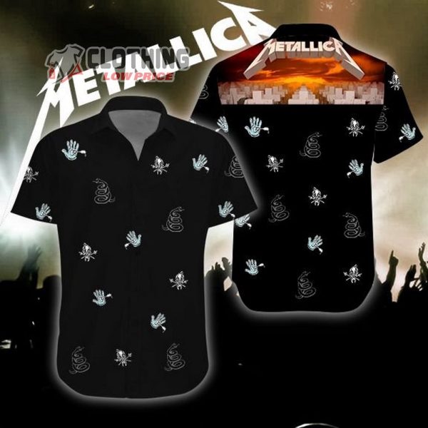 Metallica 3D Shirt Metallica Concert 2023 Hawaiian Shirt