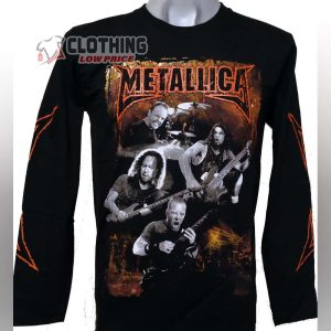 Metallica All Member Metallica The World Tour 2023 Metallica Long Sleeve Shirt 2