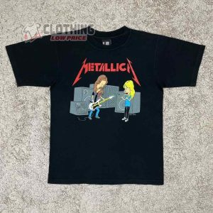 Metallica Beavis And Butthead MTV Music Television Metallica Vintage T-shirt