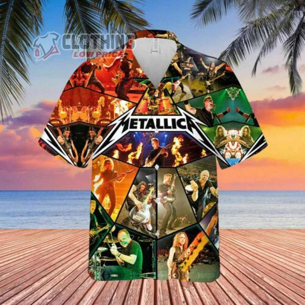 Metallica Fade To Black Tour Moment Picture 3D All Over Print Hawaiian Shirt