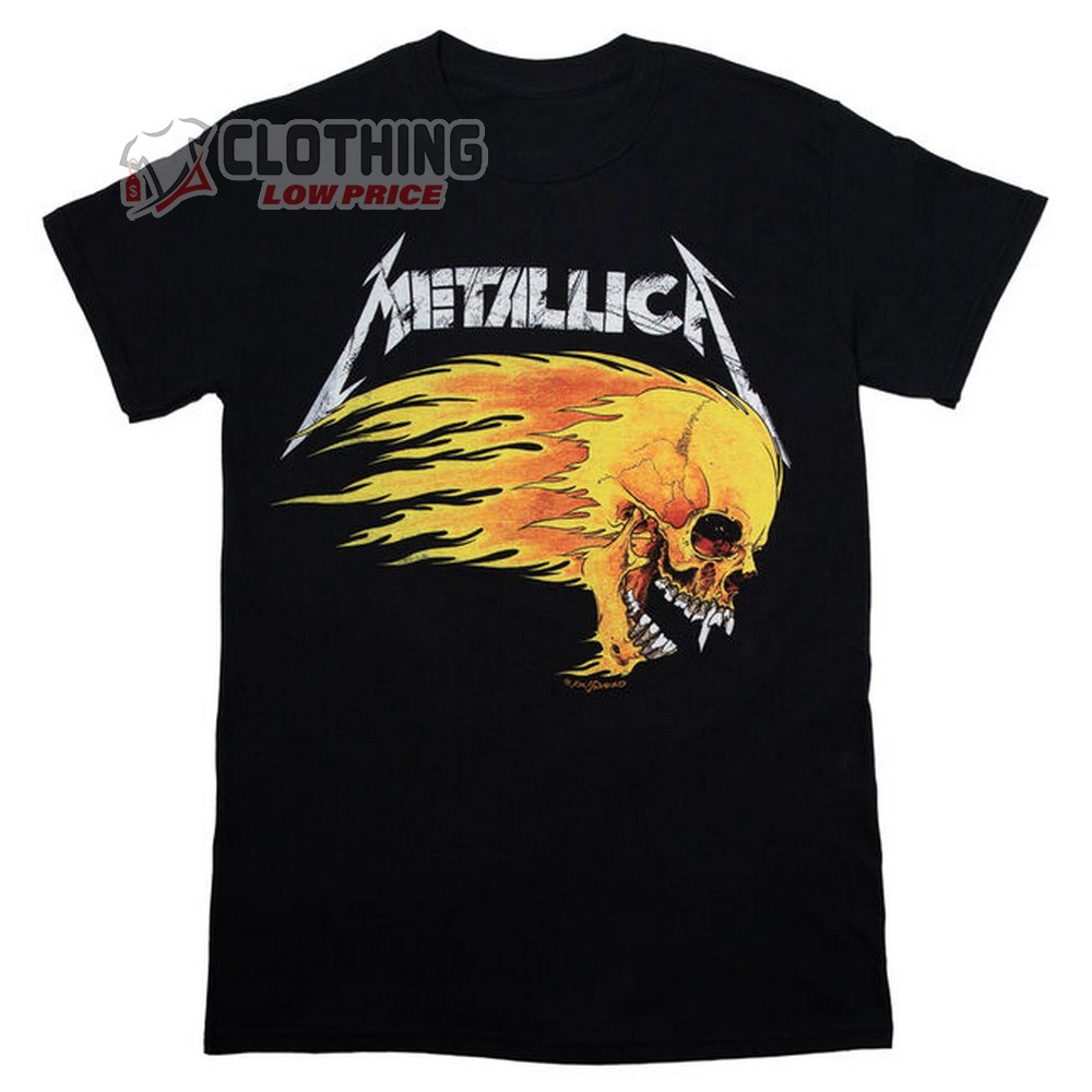 Metallica Flaming Skull VINTAGE T-Shirt