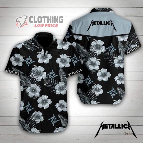 Metallica Flower Metallica Tour 2023 Hawaiian Shirt