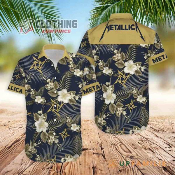 Metallica Flower all Over Printed Best Hawaiian Shirt