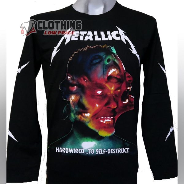 Metallica Hardwired…To Self-Destruct Metallica Long Sleeve Shirt