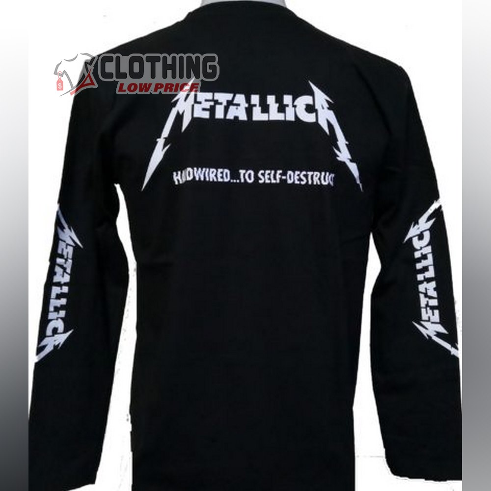 Metallica Hardwired...To Self-Destruct Metallica Long Sleeve Shirt