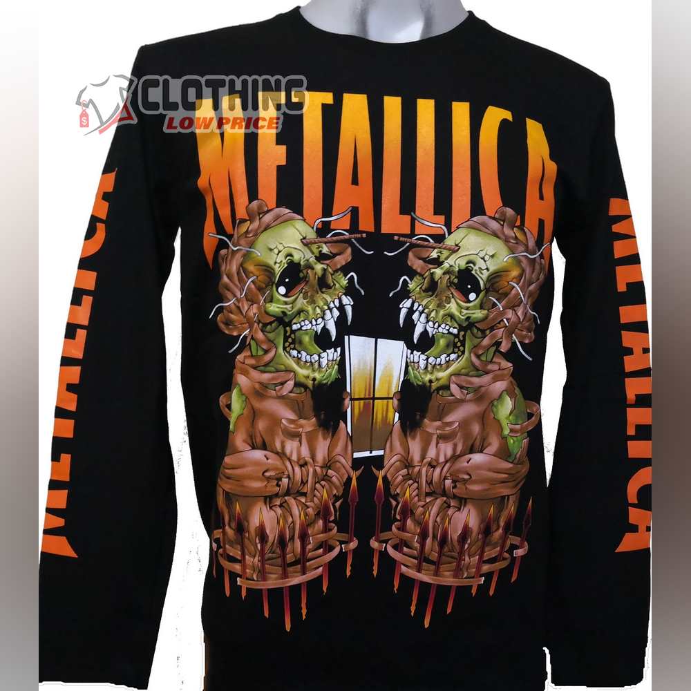 Metallica Men's Sanitarium Metallica Band Long Sleeve Shirt