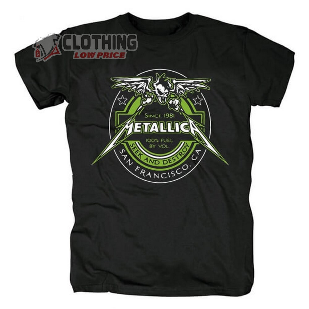 Metallica Seek And Destroy San Francisco Since 1981 Vintage T-shirt