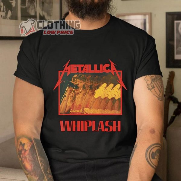 Metallica Whiplash Merch, Metallica Songs Shirt, Metallica Rock Band Tour Dates 2023 T-Shirt