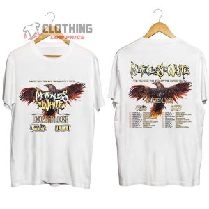 Motionless In White The Touring The End Of The World Tour 2023 Tickets Merch Motionless In White 2023 Concert Tickets Shirt Motionless In White With Special Guests T Shirt