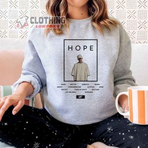 NF Hope Album Merch NF Song Shirt NF Rapper Hope Album Tee NF Hope Rap World Tour 2023 T Shirt