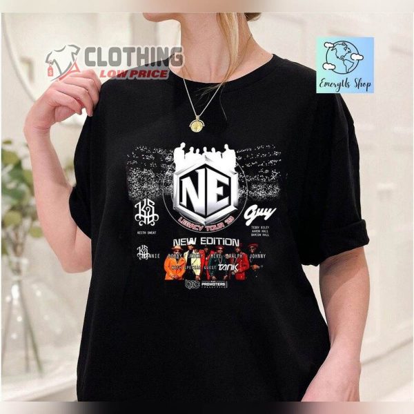 New Edition Legacy Tour 2023 Unisex Tee Shirt, Vintage New Edition Sweatshirt, New Edition 2023 Tour Merch