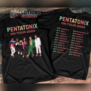 New Pentatonix On Tour 2023 Shirt Pentatonix America Tour 2023 Shirt Pentatonix Tour 2023 Merch1