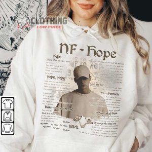 Nf Hope Track Rap Song Merch Nf Hope Vintage Tee Nf Hope Rap World Tour 2023 T Shirt 2