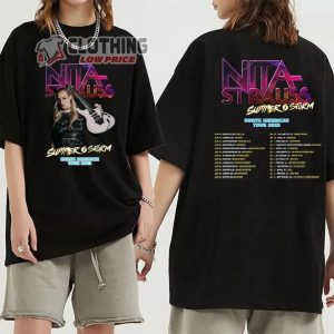 Nita Strauss North American Tour Dates 2023 Merch Nita Strauss Summer Storm 2023 Tour Shirt Nita Strauss Rock Tour 2023 Tickets T Shirt 2