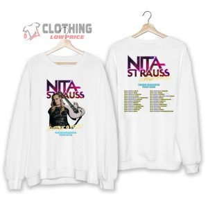Nita Strauss North American Tour Dates 2023 Merch Nita Strauss Summer Storm 2023 Tour Shirt Nita Strauss Rock Tour 2023 Tickets T Shirt 3