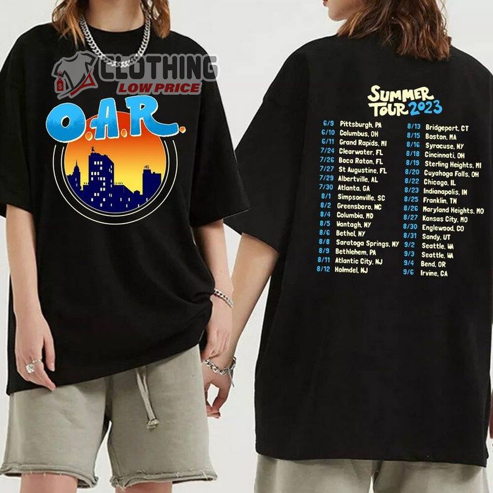 O.A.R. 2023 Summer Tour Unisex Sweatshirt, O.A.R. 2023 Concert Shirt, O.A.R. Rock Band Fan Merch