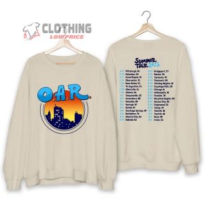 OAR 2023 Summer Tour Unisex Sweatshirt OAR 2023 Concert Shirt OAR Rock Band Fan Merch 2