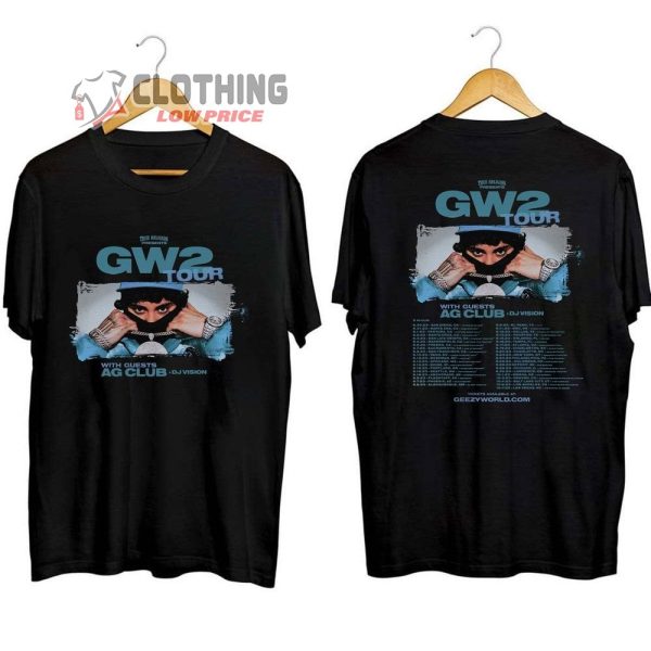 Ohgeesy The True Religion Presents GW2 Tour 2023 Merch, GW2 Tour 2023 Shirt, Rapper Ohgeesy Tour Dates 2023 With Guests T-Shirt