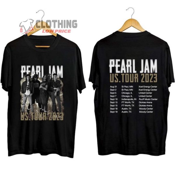 Pearl Jam Us Tour 2023 Unisex T-Shirt, Pearl Jam Rock Band Shirt, Pearl Jam 2023 Concert Merch