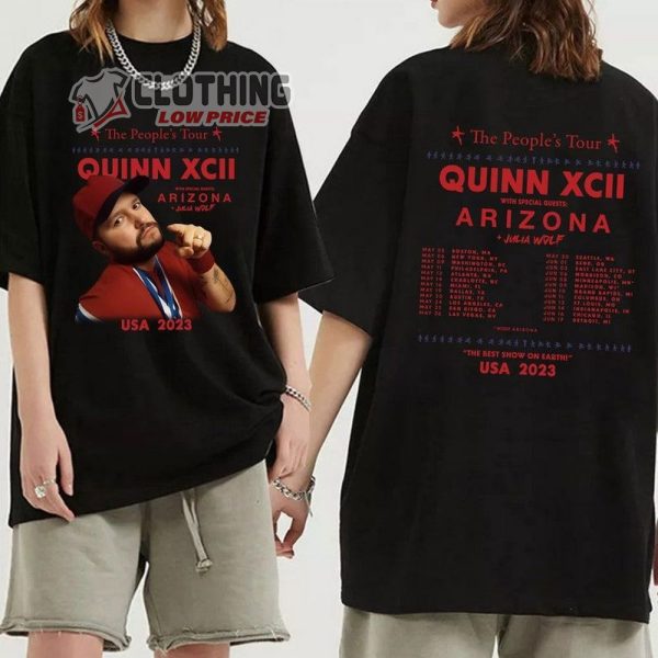 Quinn Xcii Plans The People’s Tour Merch, Quinn Xcii Tour 2023 Shirt, Quinn Xcii 2023 Concert Unisex Sweatshirt