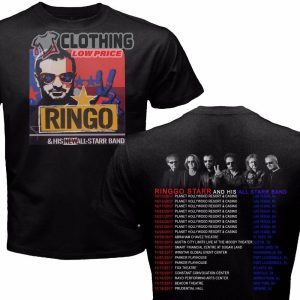 Ringo Starr And His All Starr Band Tour T- Shirt, Ringo Starr Tour 2023 T- Shirt, Ringo Starr Tour T- Shirt