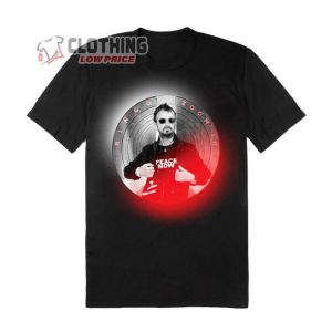 Ringo Starr Red T- Shirt, Ringo Starr Tour 2023 Merch, Ringo Starr And The All Star Band T- Shirt