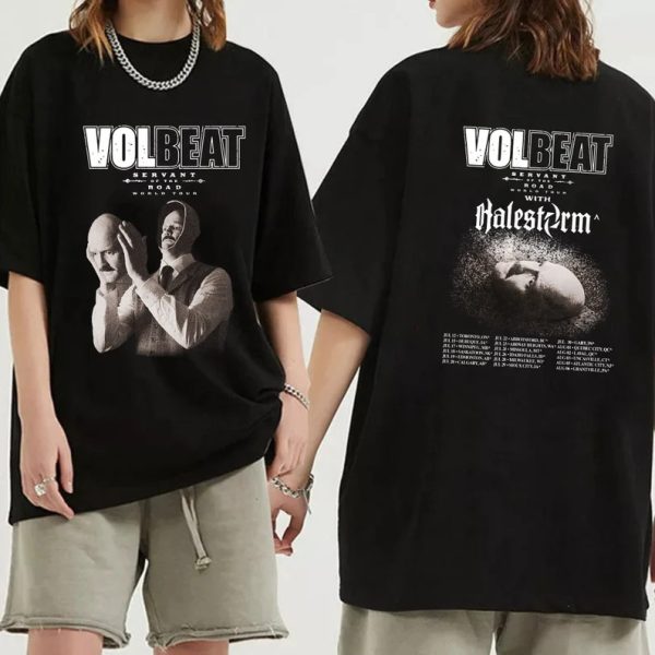 Servant Of The Road World Tour 2023 Merch, Volbeat 2023 Concert Shirt, Volbeat Tour Dates 2023 T-Shirt