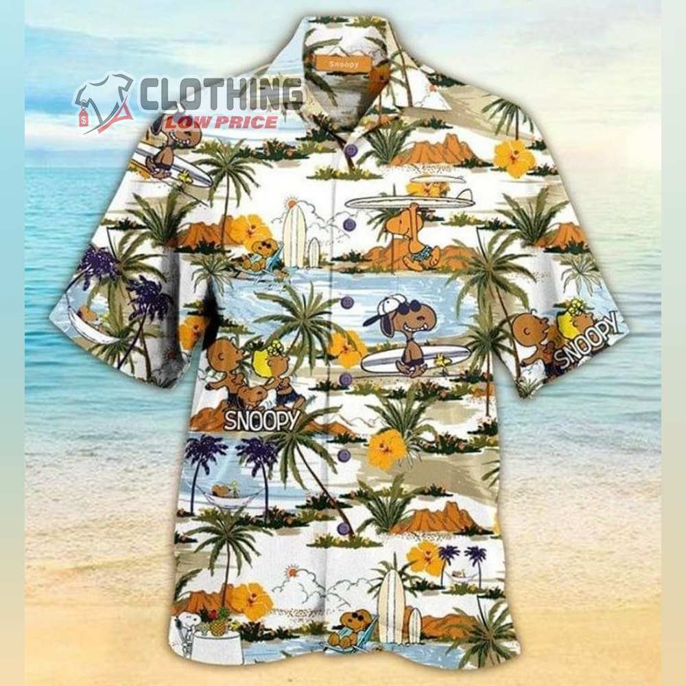 Snoopy And Friends Brown Skin Hawaiian Shirt, Snoopy And Friends Brown Skin Beach Summer 3D Hawaiian Shirt