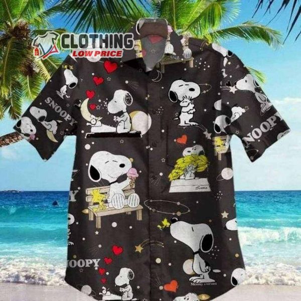 Snoopy Hawaiian Shirt, Snoopy Beach Summer 3D Hawaiian Shirt