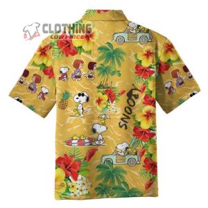 Snoopy Hawaiian Shirt Summer Aloha Shirt Snoopy Glasses Beach Summer 3D Hawaiian Shirt 4