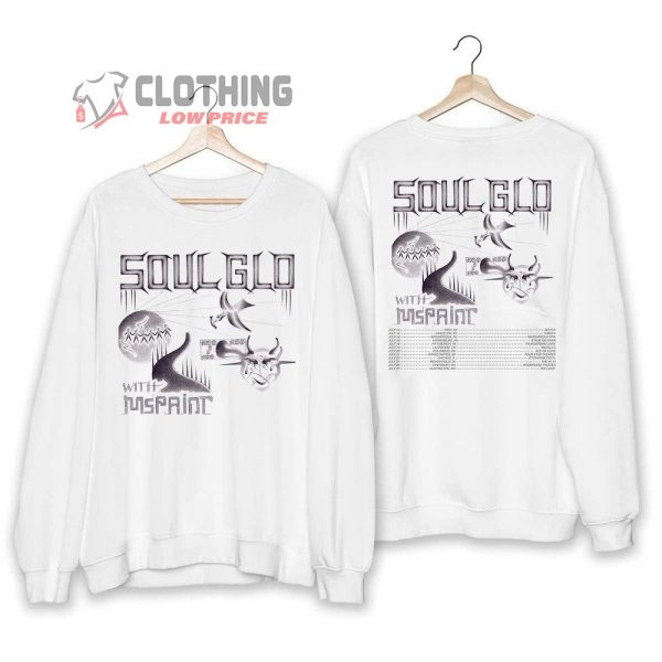 Soul Glo And Mspaint 2023 Tour Merch, Mspaint 2023 Concert Shirt, Soul Glo 2023 US Tour T-Shirt