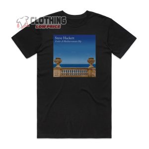 Steve Hackett Under A Mediterranean Sky Album Cover T- Shirt, Steve Hackett Tour T- Shirt