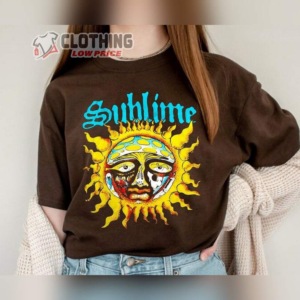 Studio Album By Sublime Unisex T-Shirt, Sublime Rock Band Concert Tee Merch