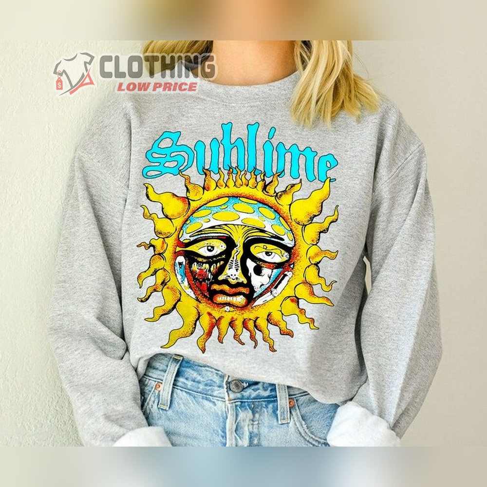 Studio Album By Sublime Unisex T-Shirt, Sublime Rock Band Concert Tee ...