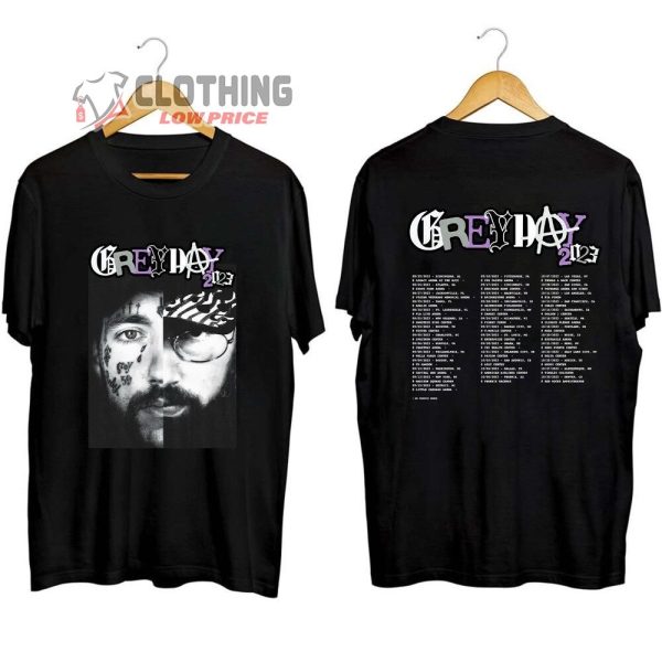 Suicideboy Grey Day 2023 Concert Merch, Suicideboy Grey Day 2023 Europe Tour Shirt, Suicideboy Grey Day Tour 2023 Setlist T-Shirt