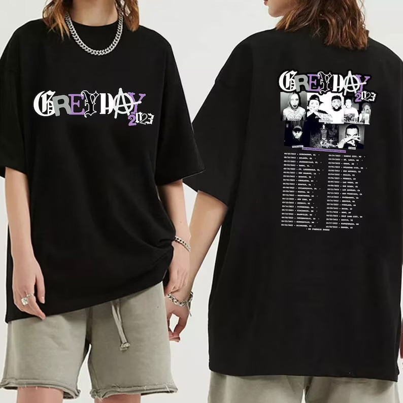 Suicideboy Grey Day 2023 Tour Merch, Suicideboy 2023 Concert Shirt, Suicideboy Tour Dates 2023 T-Shirt