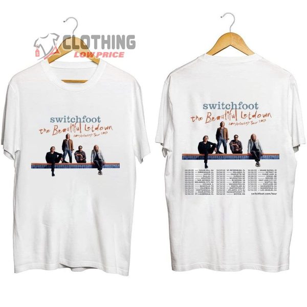 Switchfoot The Beautiful Letdown Tour 2023 Merch, Switchfoot 20th Anniversary Tour 2023 Shirt, Switchfoot Beautiful Letdown Tour 2023 T-Shirt