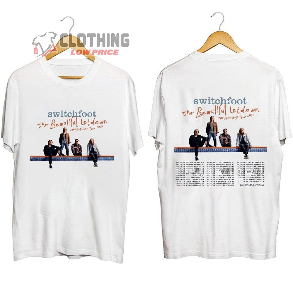 Switchfoot The Beautiful Letdown Tour 2023 Merch, Switchfoot 20th ...