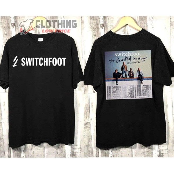 Switchfoot World Tour 2023 Merch, Switchfoot Band Shirt, Switchfoot Tour 2023 Fan Tee, Switchfoot The Beautiful Let Down 20Th Anniversary Tour 2023 T-Shirt