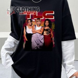 TLC Tour Dates 2023 T Shirt 90s Hip Hop Vintage Tee TLC Outfits T Shirt TLC Concert Merch 1