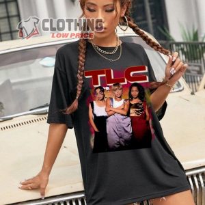 TLC Tour Dates 2023 T Shirt 90s Hip Hop Vintage Tee TLC Outfits T Shirt TLC Concert Merch 3