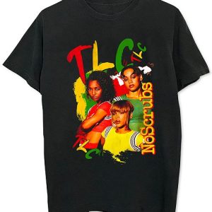 TLC Tour Dates 2023 T- Shirt, Merch Traffic TLC No Scrubs Men’s Graphic T- Shirt, TLC Concert 2023 Merch