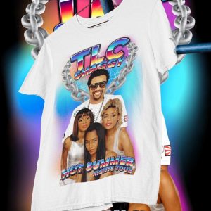 TLCConcert 2023 T Shirt TLC Shaggy Png Hot Summer Nights Tour T Shirt Red Light Special TLC Merch 2