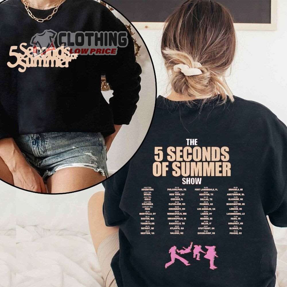 5 sos tour merch 2023