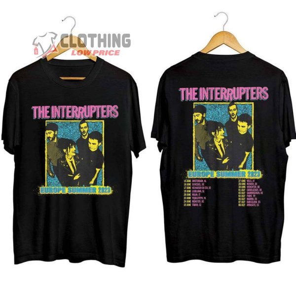 The Interrupters 2023 Europe Summer Tour Merch, The Interrupters Band Concert 2023 Shirt, The Interrupters Band Tour Dates 2023 T-Shirt