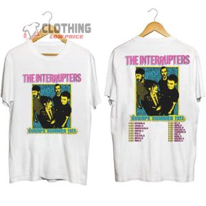 The Interrupters 2023 Europe Summer Tour Merch The Interrupters Band Concert 2023 Shirt The Interrupters Band Tour Dates 2023 T Shirt 2