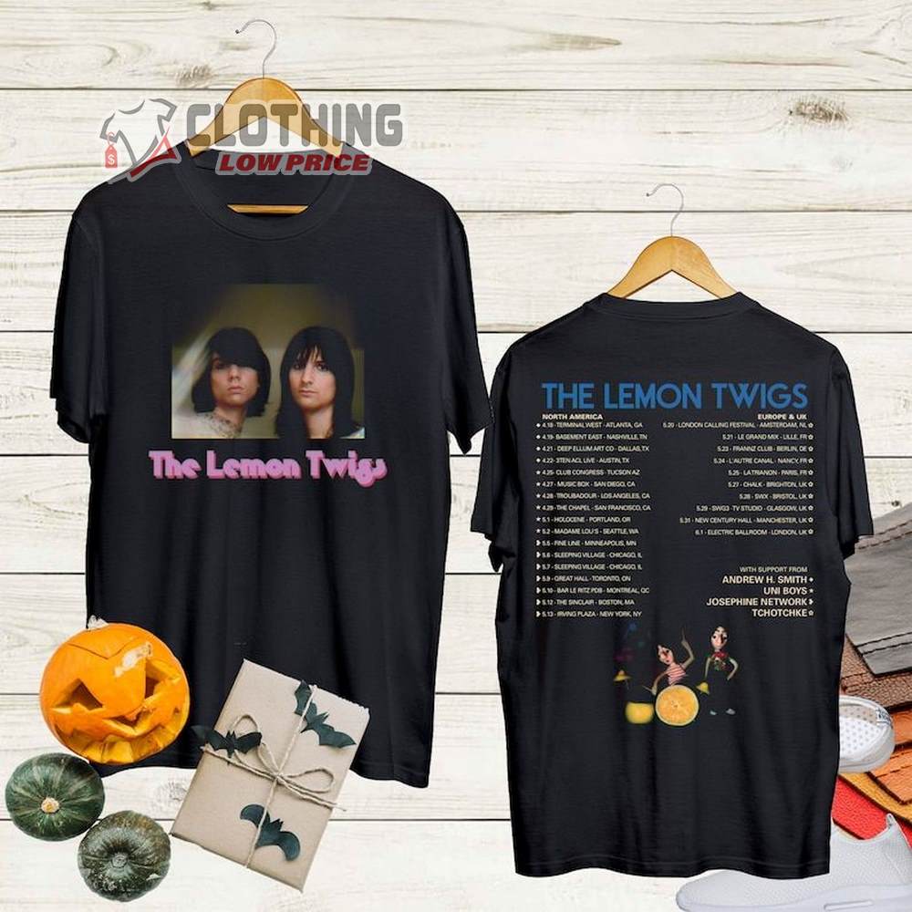 The Lemon Twigs 2023 Tour Shirt, The Lemon Twigs Unisex T-Shirt, Vinatge The Lemon Twigs Merch