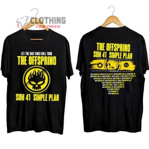 The Offspring Let The Bad Times Roll Tour 2023 Merch The Offspring Band Shirt The Offspring 2023 Let The Bad Times Roll Tee1
