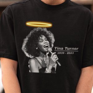 Tina Turner Is Dead At 83 Merch, Rip Tina Turner Shirt, Tina Turner Aesthetic Retro Vintage 70S T-Shirt