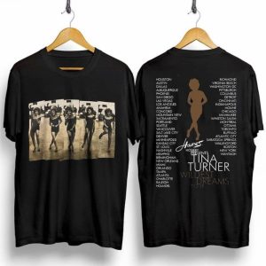 Tina Turner Rock Music Merch, Tina Turner Wildest Dreams Tour Shirt, Years Of 1939-2023 Tina Tunrner T-Shirt